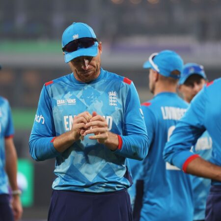 England Captain Buttler Dejected After South Africa Defeat
