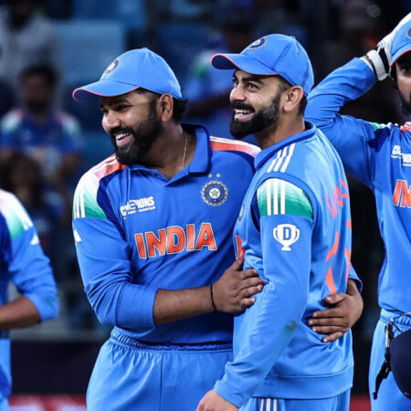 Australia Sets Competitive Score in Semifinal Clash Against India