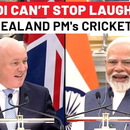 PM Modi Amused by Christopher Luxon’s Cricket Joke