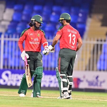शारजाह में फिर चला शरीफुल-नुरुल का जादू: बांग्लादेश ने अफगानिस्तान को पटखनी देकर सीरीज जीती